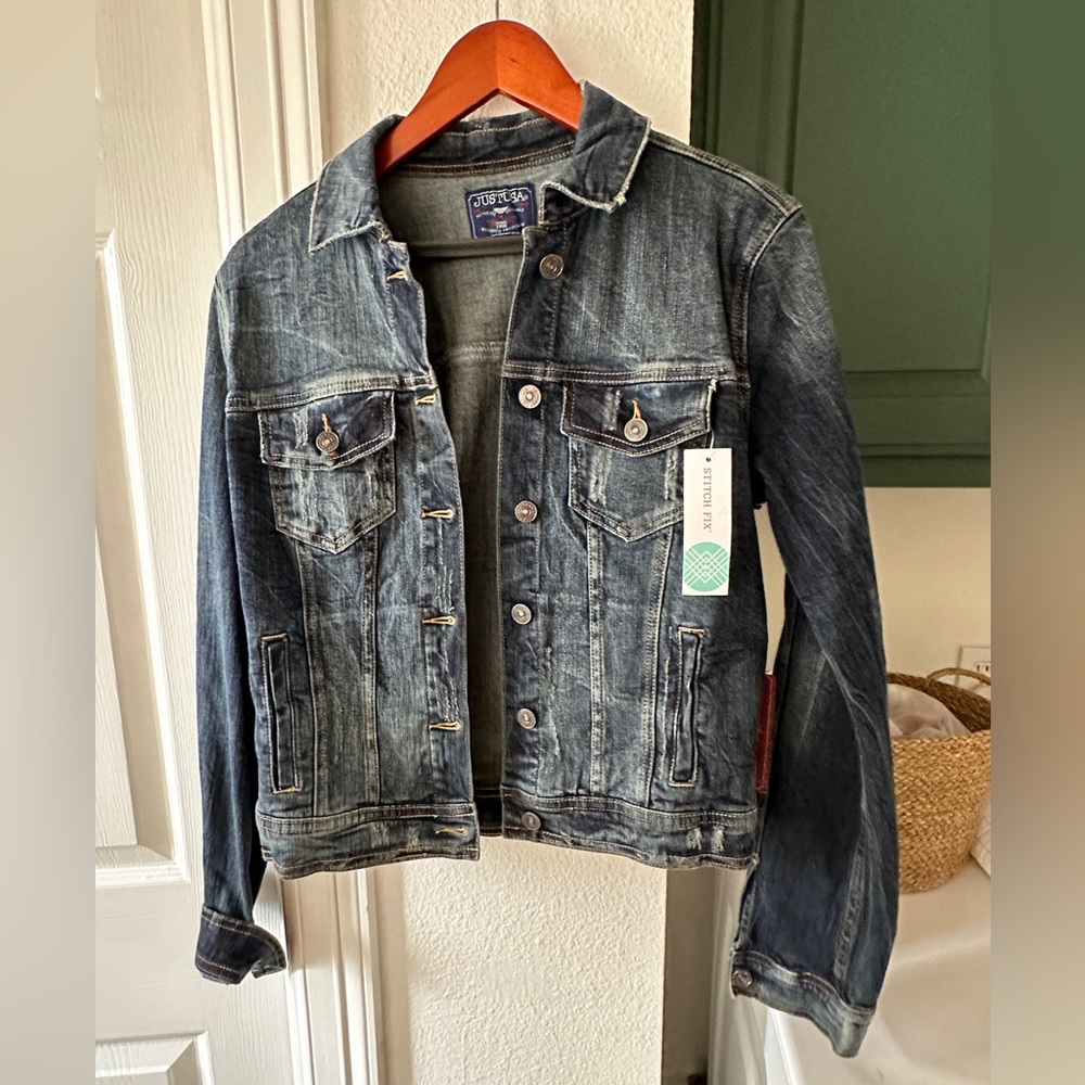 Heavy Wash Denim Jean Jacket